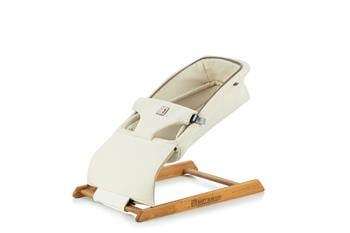 Baby Bushuo Pony Relax Yatış Kademeli Ahşap Ana Kucağı  E00010 Siyah