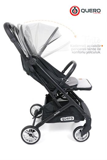 Quero Avion Cabin Bebek Arabasi Kahve