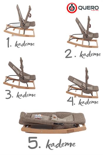 Quero Linda Ahşap Anakucaği Siyah