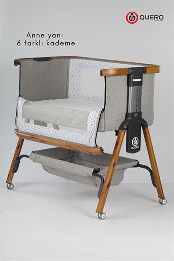 Quero Losa Anne Yani Katlanir Kademeli Beşik Gri