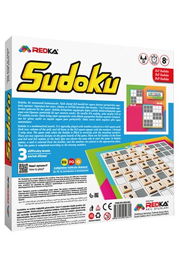 Redka Sudoku Zeka Mantık ve Strateji ve Akıl Oyunu