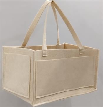 Sebi Çok Amaçlı Keçe Çanta Organizer Bej