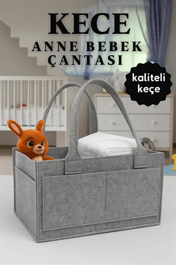 Sebi Çok Amaçlı Keçe Çanta Organizer Bej