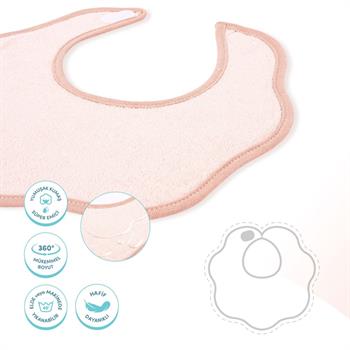 Sevi Bebe 2li Havlu Önlük Pembe 35-2