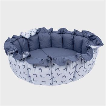 Sevi Bebe 3 İn 1 Bebek Yatağı Çentik Desen