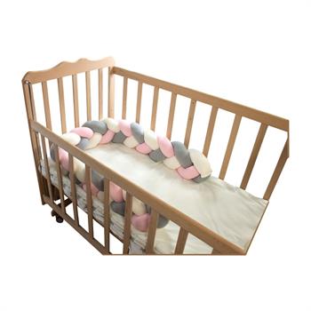 Sevi Bebe 3 İn 1 Çok Fonksiyonlu Örgü Yatak & Kenar Koruyucu - Pembe 521-2