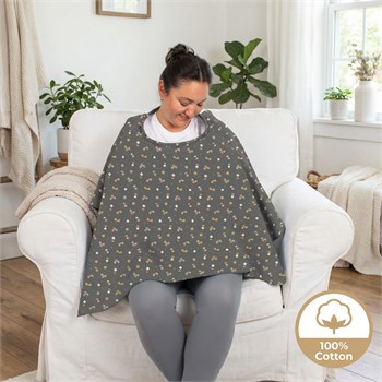 Sevi Bebe Anne Emzirme Örtüsü - Geometrik Desen 6280-216