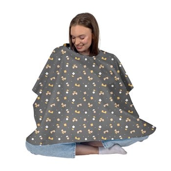 Sevi Bebe Anne Emzirme Örtüsü - Geometrik Desen 6280-216