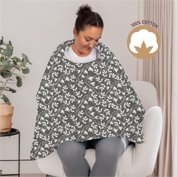 Sevi Bebe Anne Emzirme Örtüsü - Sarmaşık Desen 6280-214