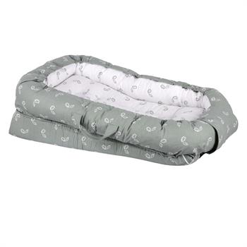 Sevi Bebe Anne Yanı Reflü Yatağı Sarmaşık Desen