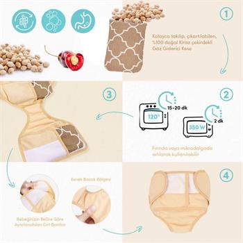 Sevi Bebe Antikolik Bebek Külotu - Ekru 684-5