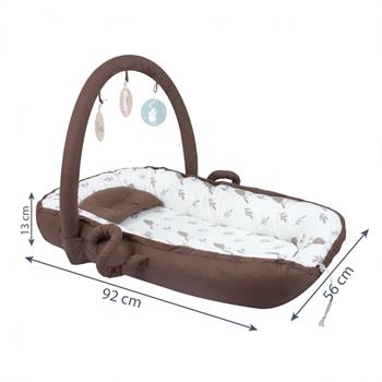Sevi Bebe Çok Fonksiyonlu Anne Yanı Yatağı - Kuş Desen 276-149