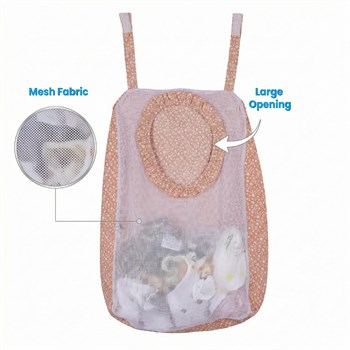 Sevi Bebe Kirli Çamaşır Torbası - Çıtır Çiçek Desen 83-153