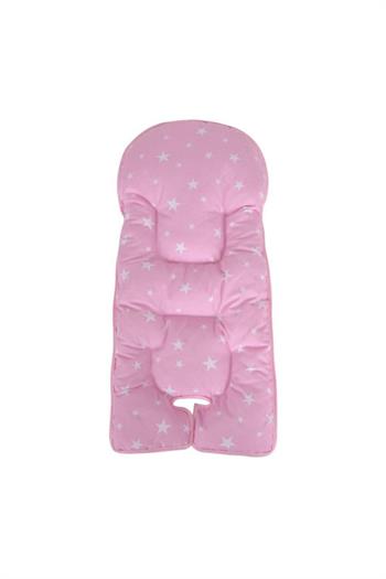 Sevi Bebe Mama Sandalyesi Minderi - Pembe Yıldız 150-2