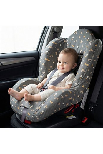 Sevi Bebe Oto Koltuk Kılıfı - Geometrik Desen 361-216