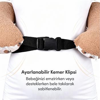 Sevi Bebe Teddy Anne Emzirme Minderi Kahve