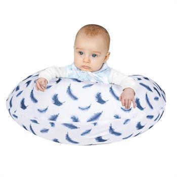 Sevi Bebe Yastıklı Anne Bebek Minderi - Tüy Desen 579-91