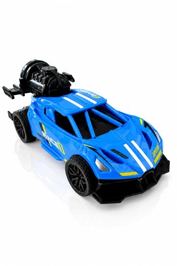 Toysan Duman Çıkartan Sesli Ve Işıklı Araba 1168-2 Karma Renk
