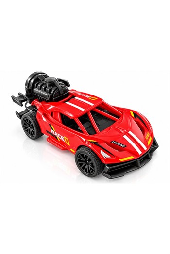 Toysan Duman Çıkartan Sesli Ve Işıklı Araba 1168-2 Karma Renk
