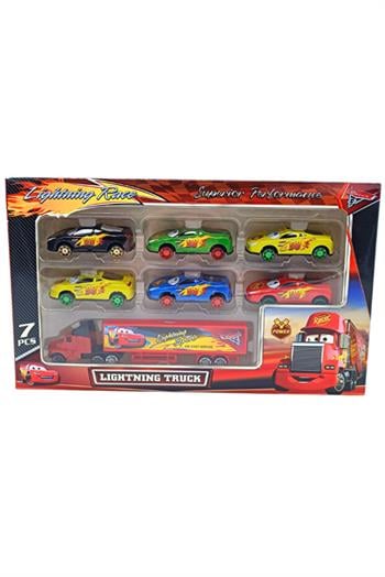 Toysan Racer Tır Seti 6lı Metal Arabalı Spr-56