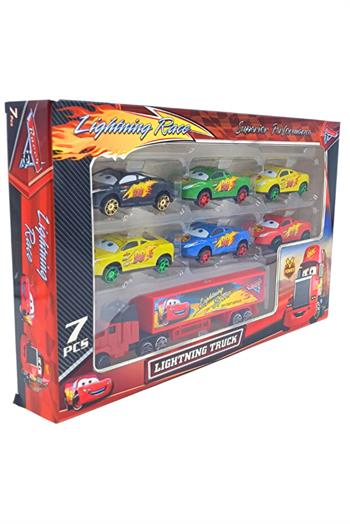Toysan Racer Tır Seti 6lı Metal Arabalı Spr-56