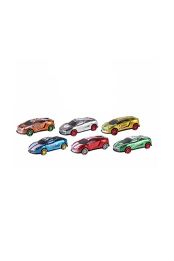 Toysan Toysan 1li Metal Araba 24lü Box Toy-07-P