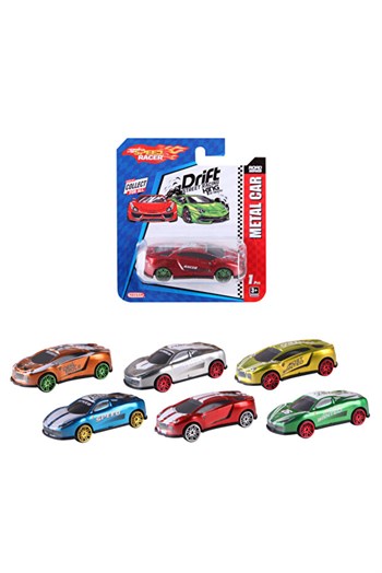 Toysan Toysan 1li Metal Araba 24lü Box Toy-07-P
