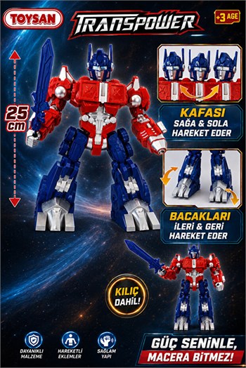 Toysan Toysan Transpower Max Prıme/bomber Bee Robot Set Toy-71