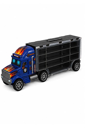 Toysan Toysan Transpower Robo Unıverse Speed Racer Garage Set - 5 Metal Cars Toy-77
