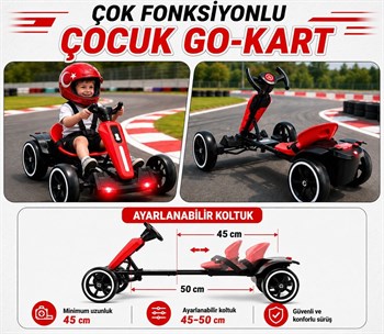 UJ Toys Go Kart 12 V Akülü Araba