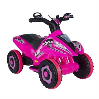 UJ Toys Safari 6V Akülü ATV Pembe
