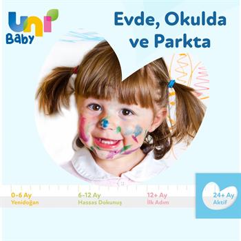 Uni Baby Aktif Sımple Clean Islak Mendil 3x52 li