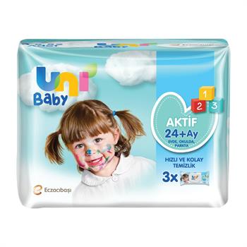 Uni Baby Aktif Sımple Clean Islak Mendil 3x52 li