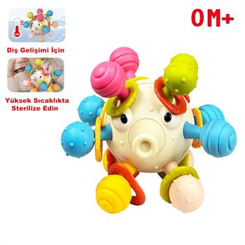 Vardem Eğitici Dönen Kirpi Balığı Bebek Aktivite Oyuncağı