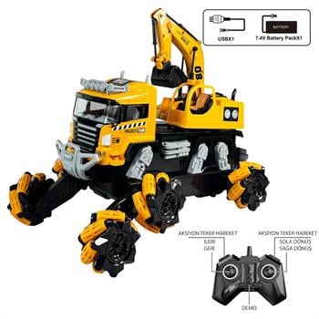 Vardem Uk Ff Sarjlı 2.4g 6 Teker Kamyon