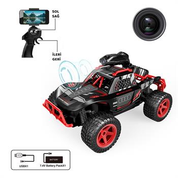 Vardem Uzaktan Kumandalı Full Fonksiyon Şarjlı 2.4G Kameralı Off Road Araba