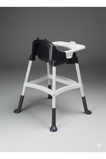 Vektör Lüx Bebek Mama Sandalyesi Gri