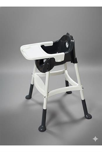 Vektör Lüx Bebek Mama Sandalyesi Gri