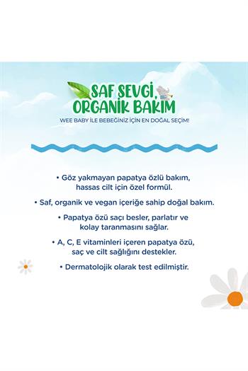 Wee Baby Bebek Saç Ve Vücut Şampuanı Vegan 750 ml