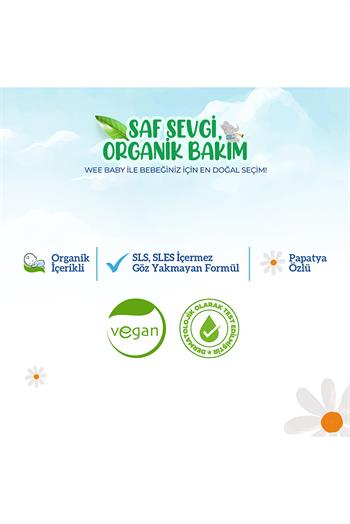 Wee Baby Bebek Saç Ve Vücut Şampuanı Vegan 750 ml