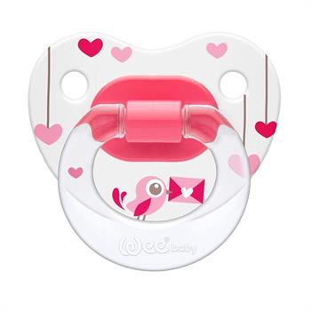 Wee Baby Desenli Gövdeli Damaklı Emzik 0+ Ay