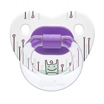 Wee Baby Desenli Gövdeli Damaklı Emzik 0+ Ay