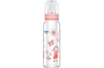 Wee Baby Isıya Dayanıklı Cam Biberon 240 Ml (wee 772) Karma Renk