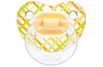 Wee Baby Şeffaf Desenli Damaklı Emzik No:1 Karma Renk Kod:836