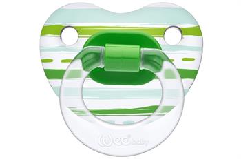 Wee Baby Şeffaf Desenli Damaklı Emzik No:1 Karma Renk Kod:836