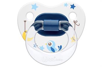 Wee Baby Silikon  Damaklı Emzik (6-18 Ay) No:2 (askılı) Kod:834