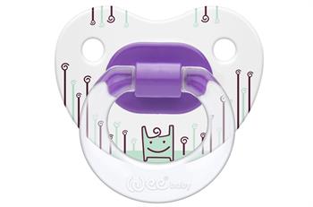 Wee Baby Silikon  Damaklı Emzik (6-18 Ay) No:2 (askılı) Kod:834