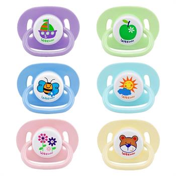 Wee Baby Yuvarlak Uçlu Emzik No:2 Karma Renk Kod:830