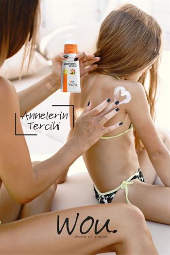 Wou World of Unique Kıds Yüksek Koruma Etkili Spf50 Çocuk Güneş Kremi 50ml