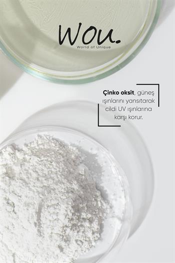 Wou World of Unique Pink Touch Ton Eşitleyici ve Aydınlatıcı Yüksek Koruma Etkili SPF50+ Güneş kremi 50ml Tüm Ciltler İçin